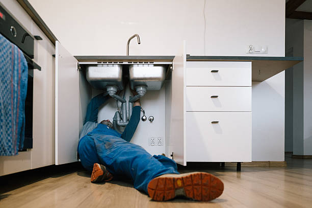 Professional Drain Cleaning technician working in Blue Grass, IA